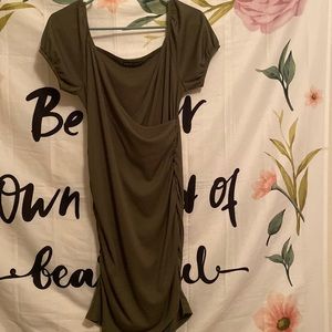 Shein dress, Scrunching on the sides